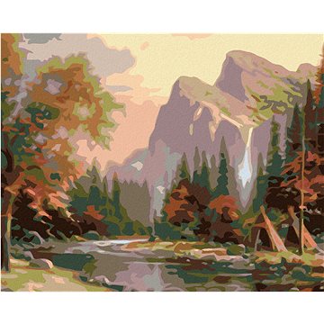 

Diamondi - TÝPÍ POD HORAMI, 40x50 cm, bez rámu a bez vypnutí plátna