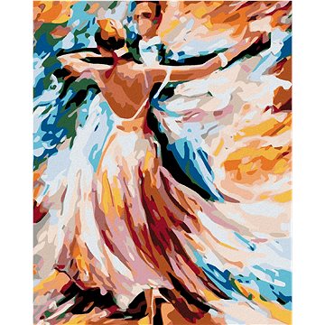 

Diamondi - TANEC V BARVÁCH, 40x50 cm, bez rámu a bez vypnutí plátna