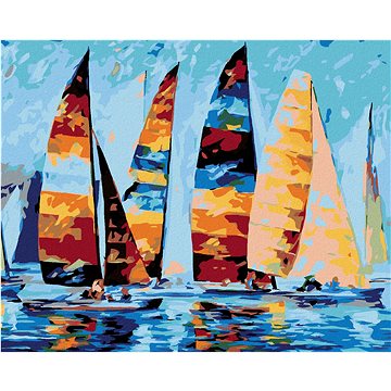 

Diamondi - PLACHETNICE NA MOŘI, 40x50 cm, vypnuté plátno na rám