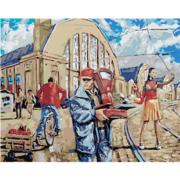 

Diamondi - MĚSTSKÝ SPĚCH, 40x50 cm, bez rámu a bez vypnutí plátna