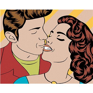 

Diamondi - ROMANTICKÁ DUŠE, 40x50 cm, vypnuté plátno na rám