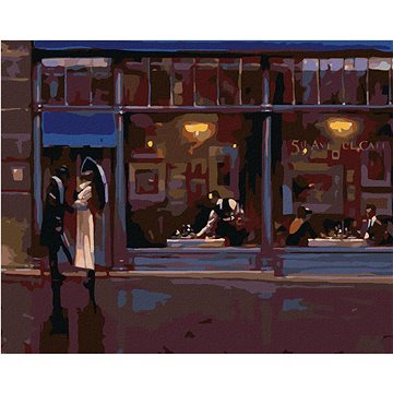 

Diamondi - V NOCI PŘED RESTAURACÍ, 40x50 cm, bez rámu a bez vypnutí plátna