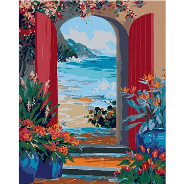 

Diamondi - ZE ZAHRADY NA PLÁŽ, 40x50 cm, vypnuté plátno na rám
