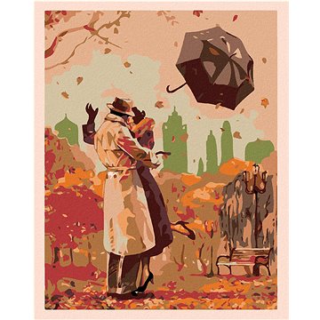 

Diamondi - PODZIMNÍ ROMANCE, 40x50 cm, bez rámu a bez vypnutí plátna