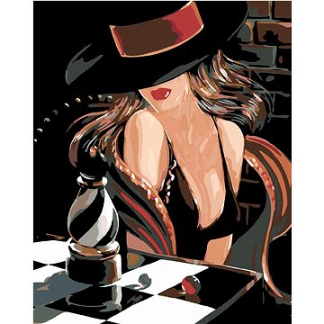 

Diamondi - SEXY ŠACHISTKA, 40x50 cm, bez rámu a bez vypnutí plátna
