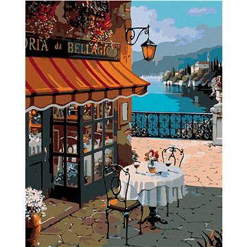 

Diamondi - ROMANTICKÉ POSEZENÍ, 40x50 cm, vypnuté plátno na rám