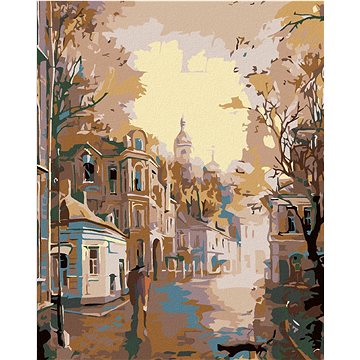 

Diamondi - RANNÍ KLIDNÉ MĚSTEČKO, 40x50 cm, bez rámu a bez vypnutí plátna