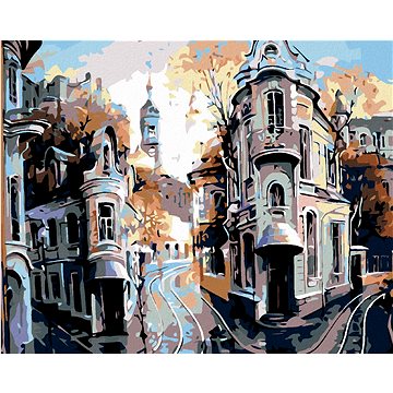 

Diamondi - ROHOVÉ DOMY, 40x50 cm, bez rámu a bez vypnutí plátna