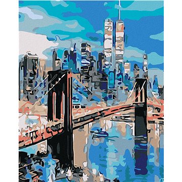 

Diamondi - BROOKLYNSKÝ MOST, 40x50 cm, bez rámu a bez vypnutí plátna