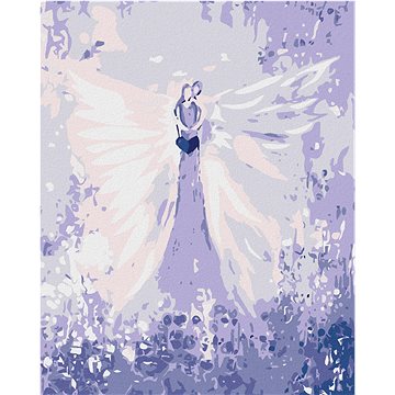 

Diamondi - ANDĚLÉ OD LENKY - EMBRACE ANGEL, 40x50 cm, vypnuté plátno na rám