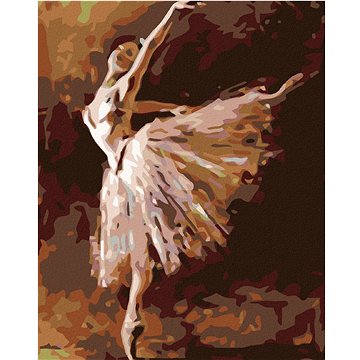 

Diamondi - BALETKA STOJÍCÍ NA JEDNÉ NOZE, 40x50 cm, bez rámu a bez vypnutí plátna