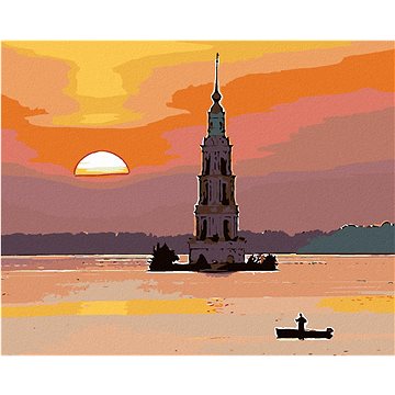 

Diamondi - Diamantové malování - OZDOBNÝ MAJÁK A RYBÁŘ, 40x50 cm, Vypnuté plátno na rám