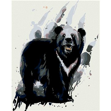 

Diamondi - MEDVĚD BARIBAL, 40x50 cm, bez rámu a bez vypnutí plátna