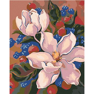 

Diamondi - ROZKVETLÉ LILIE, 40x50 cm, vypnuté plátno na rám