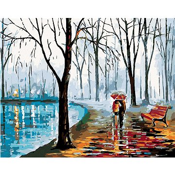 

Diamondi - NA PROCHÁZCE U VODY, 40x50 cm, vypnuté plátno na rám