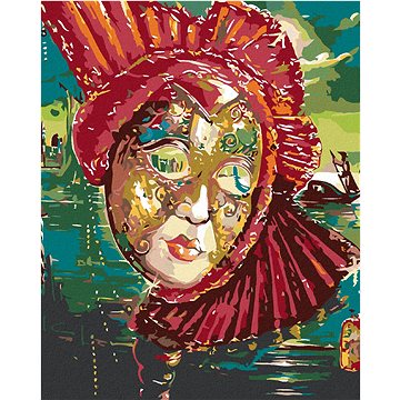 

Diamondi - KARNEVALOVÁ MASKA, 40x50 cm, bez rámu a bez vypnutí plátna