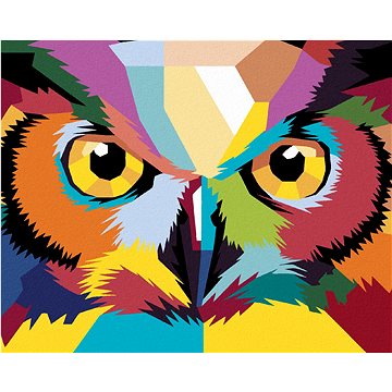 

Diamondi - POP ART SOVA, 40x50 cm, bez rámu a bez vypnutí plátna