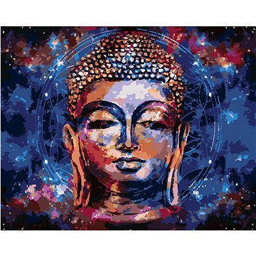 

Diamondi - HVĚZDNÝ BUDDHA II, 40x50 cm, vypnuté plátno na rám