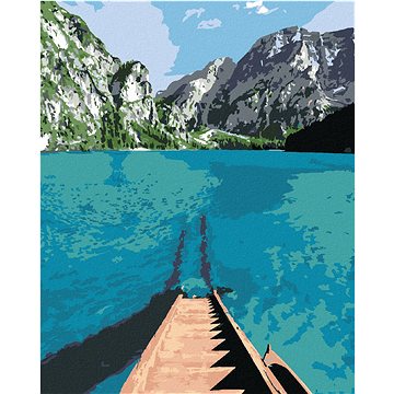 

Diamondi - SCHODY DO JEZERA, 40x50 cm, bez rámu a bez vypnutí plátna