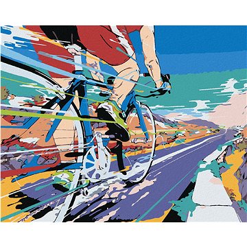 

Diamondi - Diamantové malování - RYCHLÁ JÍZDA, 40x50 cm, bez rámu a bez vypnutí plátna
