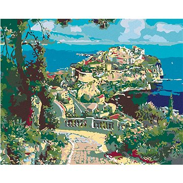 

Diamondi - VÝHLED NA KRÁSNÝ POLOOSTROV, 40x50 cm, vypnuté plátno na rám