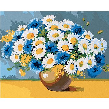 

Diamondi - KOPRETINY S DALŠÍMI JARNÍMI KVĚTINAMI, 40x50 cm, vypnuté plátno na rám