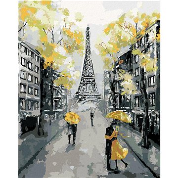 

Diamondi - ŽLUTÁ PAŘÍŽ, 40x50 cm, vypnuté plátno na rám