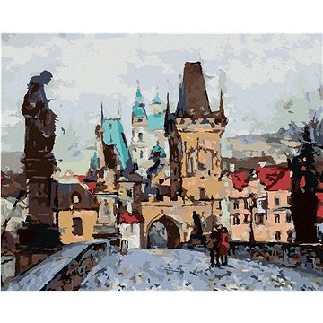 

Diamondi - KARLŮV MOST NA PODZIM, 40x50 cm, vypnuté plátno na rám