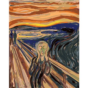 

Diamondi - VÝKŘIK (E. MUNCH), 40x50 cm, bez rámu a bez vypnutí plátna