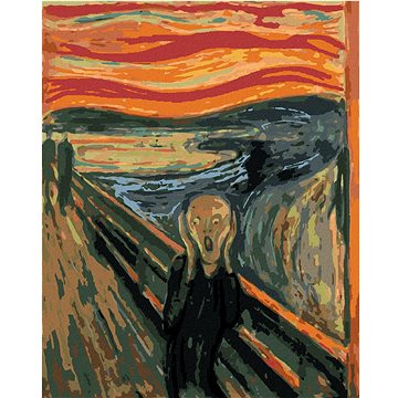 

Diamondi - VÝKŘIK II (E. MUNCH), 40x50 cm, vypnuté plátno na rám