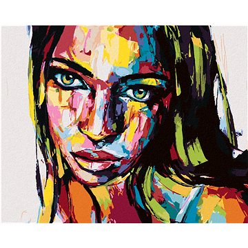 

Diamondi - PORTRÉT BAREVNÁ ŽENA III, 40x50 cm, bez rámu a bez vypnutí plátna