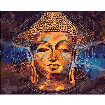 

Diamondi - HVĚZDNÝ BUDDHA, 40x50 cm, vypnuté plátno na rám