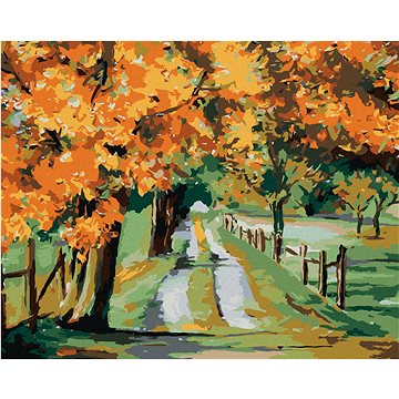 

Diamondi - JAVOR U SILNICE, 40x50 cm, vypnuté plátno na rám