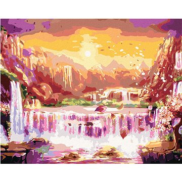

Diamondi - JAPONSKO VODOPÁDY, 40x50 cm, vypnuté plátno na rám