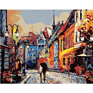 

Diamondi - PROCHÁZKA PO BUDAPEŠTI, 40x50 cm, vypnuté plátno na rám