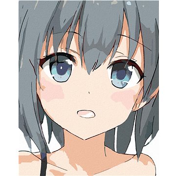 

Diamondi - ANIME GIRL PORTRÉT, 40x50 cm, bez rámu a bez vypnutí plátna