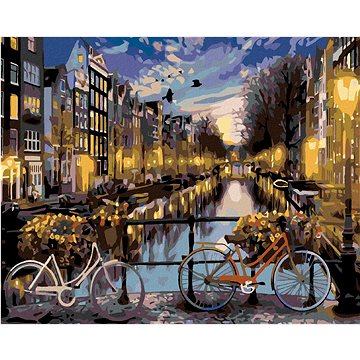 

Diamondi - KOLA V AMSTERDAMU, 40x50 cm, bez rámu a bez vypnutí plátna