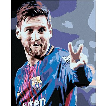 

Diamondi - Diamantové malování - MESSI V DRESU, 40x50 cm, bez rámu a bez vypnutí plátna