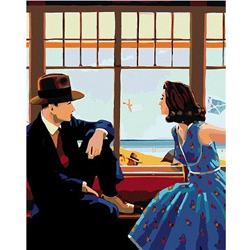 

Diamondi - ZA OKNEM JE MOŘE, 40x50 cm, bez rámu a bez vypnutí plátna