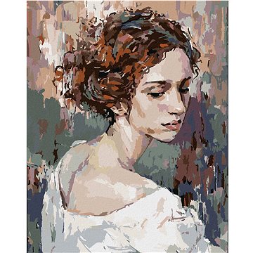 

Diamondi - ZASNĚNÁ ŽENA PORTRÉT, 40x50 cm, bez rámu a bez vypnutí plátna