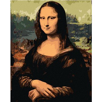

Diamondi - MONA LISA (LEONARDO DA VINCI), 40x50 cm, vypnuté plátno na rám