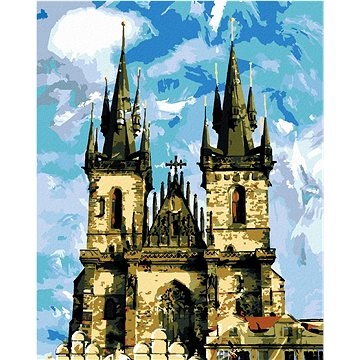 

Diamondi - KATEDRÁLA TÝNSKÝ CHRÁM PRAHA, 40x50 cm, bez rámu a bez vypnutí plátna