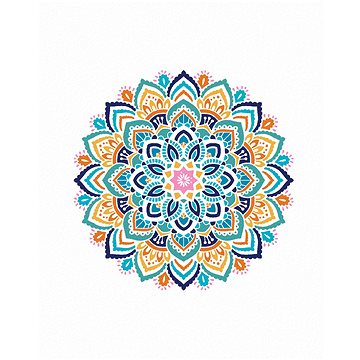 

Diamondi - MANDALA II, 40x50 cm, bez rámu a bez vypnutí plátna