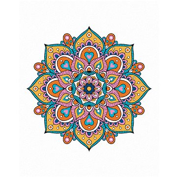 

Diamondi - MANDALA III, 40x50 cm, vypnuté plátno na rám