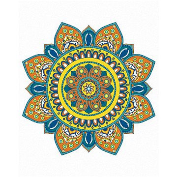 

Diamondi - MANDALA V, 40x50 cm, bez rámu a bez vypnutí plátna