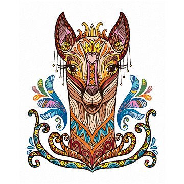 

Diamondi - MANDALA LAMA, 40x50 cm, bez rámu a bez vypnutí plátna
