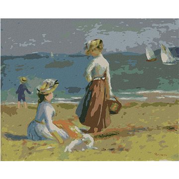 

Diamondi - POSTAVY NA PLÁŽI (A. RENOIR), 40x50 cm, bez rámu a bez vypnutí plátna