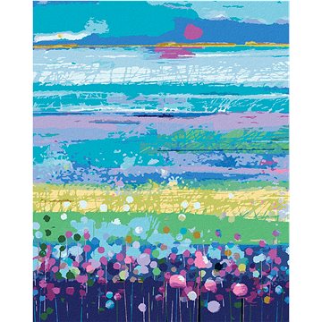 

Diamondi - ABSTRAKTNÍ LOUKA, 40x50 cm, bez rámu a bez vypnutí plátna