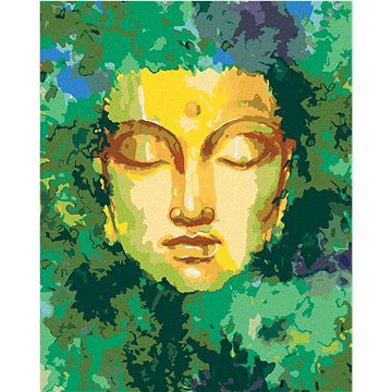 

Diamondi - BUDDHA A PŘÍRODA, 40x50 cm, vypnuté plátno na rám