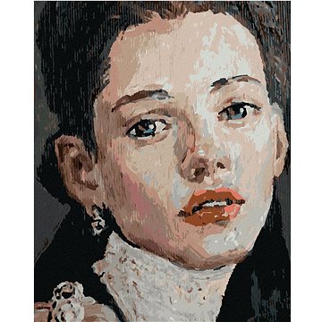 

Diamondi - MALOVANÁ ŽENA S PRONIKAVÝMA OČIMA, 40x50 cm, bez rámu a bez vypnutí plátna